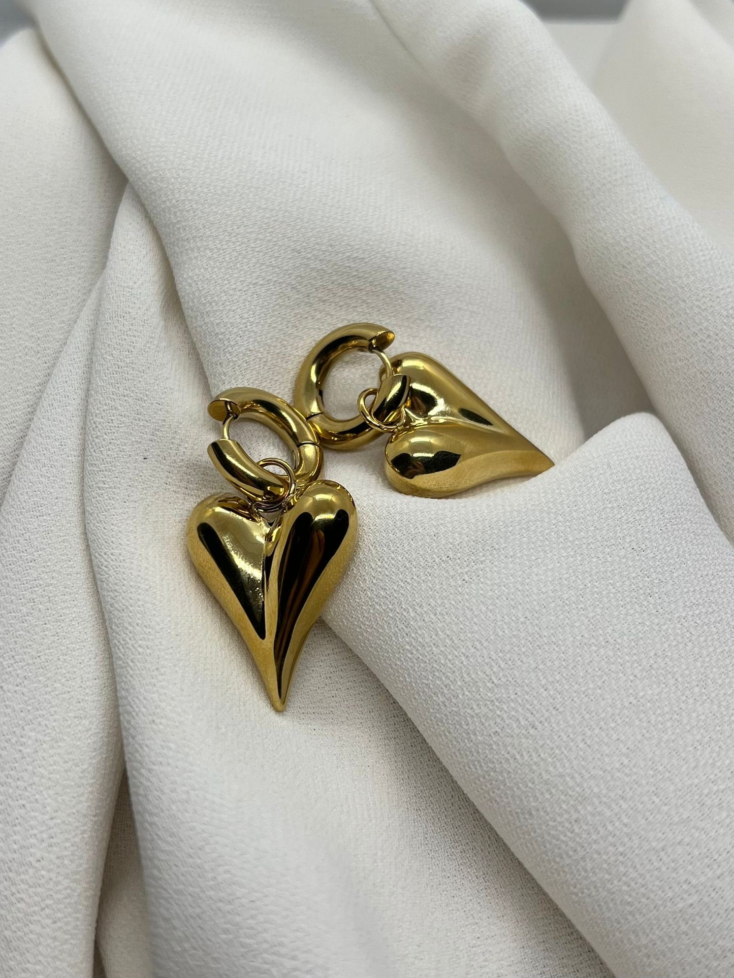 Heart Statement Earrings