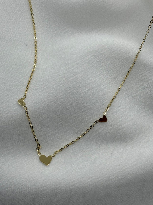Triple Heart Necklace
