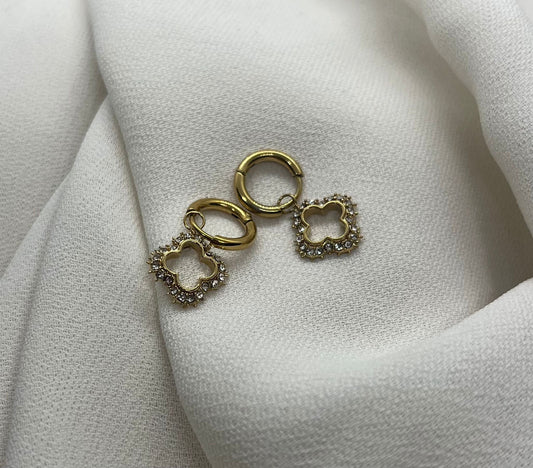 Shiny Lucky Charm Earrings