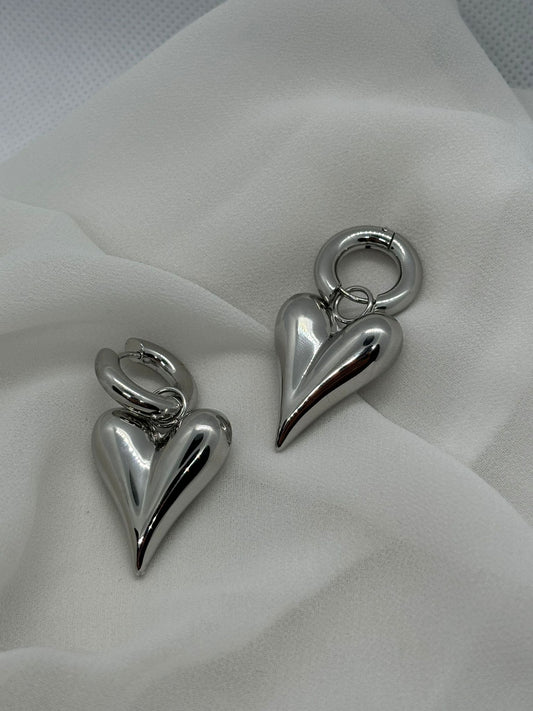 Heart Statement Earrings