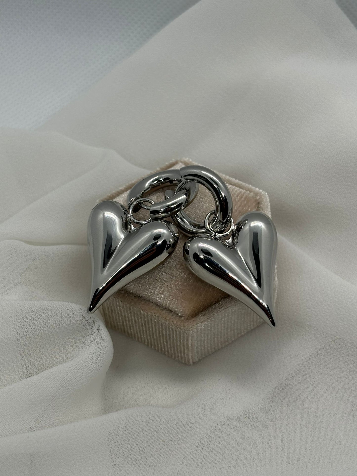 Heart Statement Earrings