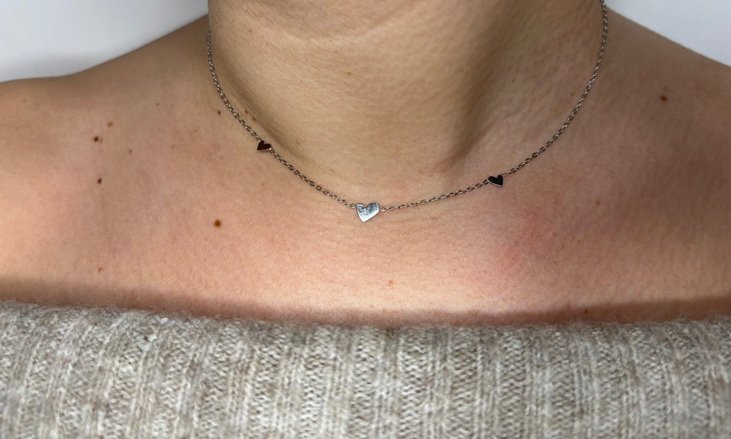 Triple Heart Necklace