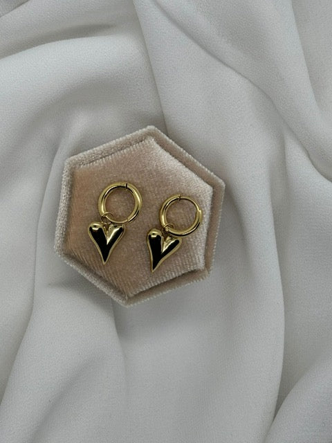 Mini Heart Earrings