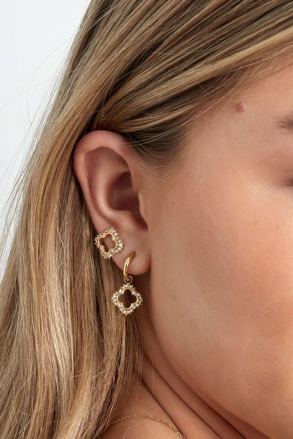 Shiny Lucky Charm Earrings