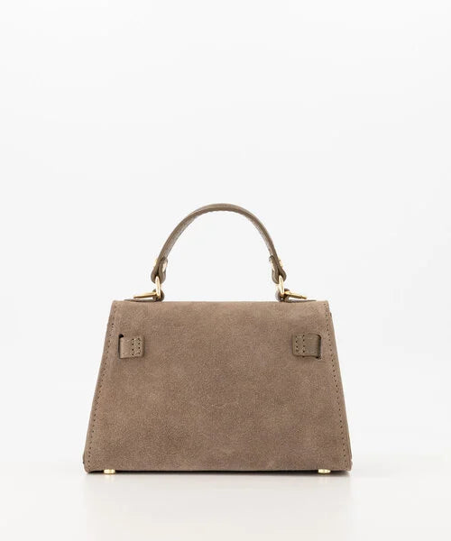 NALA BAG Suede Taupe
