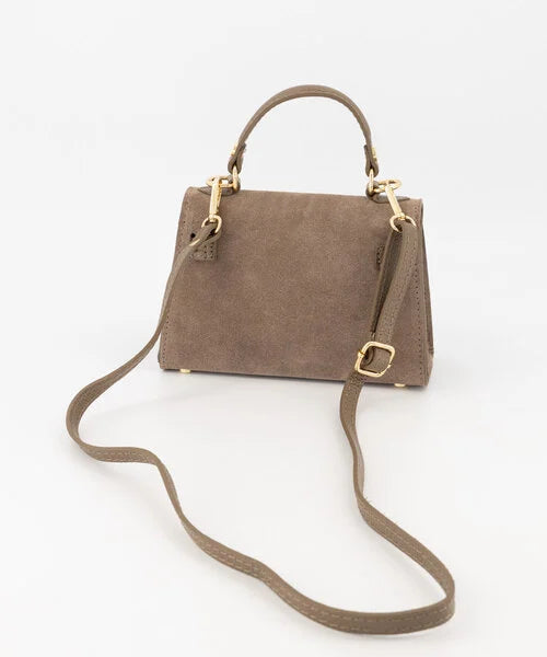 NALA BAG Suede Taupe